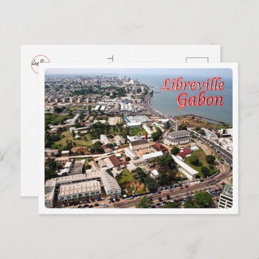 Gabon - Libreville - Postkarte (Vorne/Hinten)