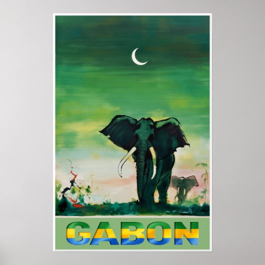 Gabon Poster (Vorne)