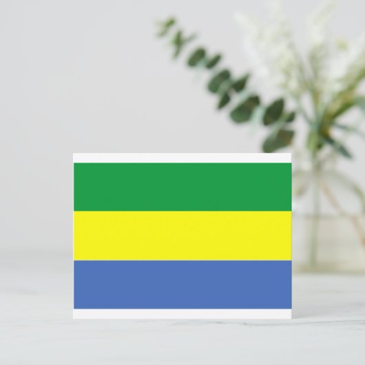 Gabon Postkarte (Stehend Vorderseite)