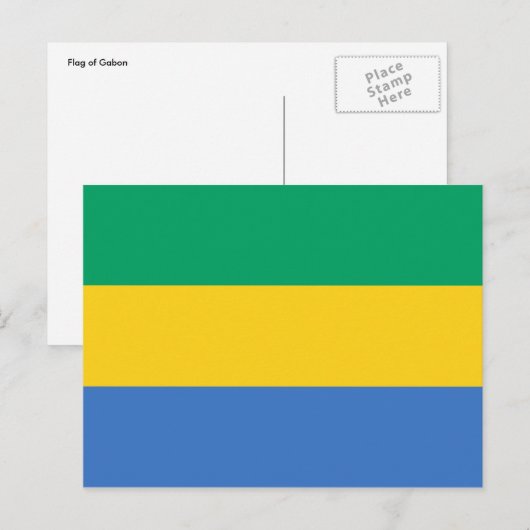 Gabon Postkarte (Vorne/Hinten)
