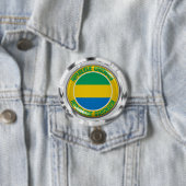 Gabon Round Emblem Button (Beispiel)