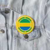 Gabon Round Emblem Button (Beispiel)