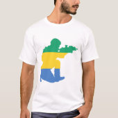 Gabon Siegel T-Shirt (Vorderseite)