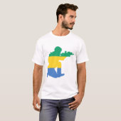 Gabon Siegel T-Shirt (Vorne ganz)