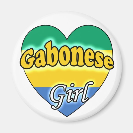 Gabonese Girl Magnet (Vorne)