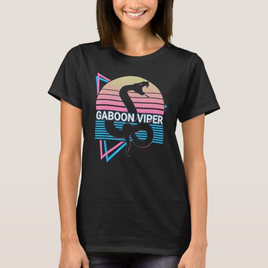 Gaboon Viper Snake T-Shirt (Vorderseite)