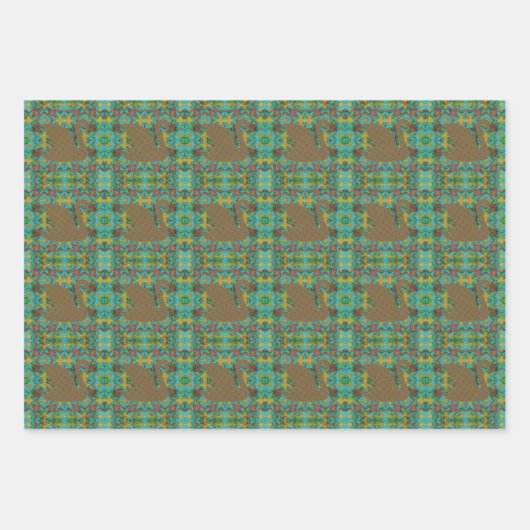 Gabriel am Tor und der Goldene Schwan Geschenkpapier Set (Vorderseite)