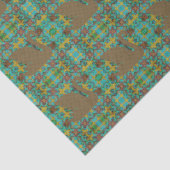 Gabriel am Tor und der Goldene Schwan Seidenpapier (Detail)