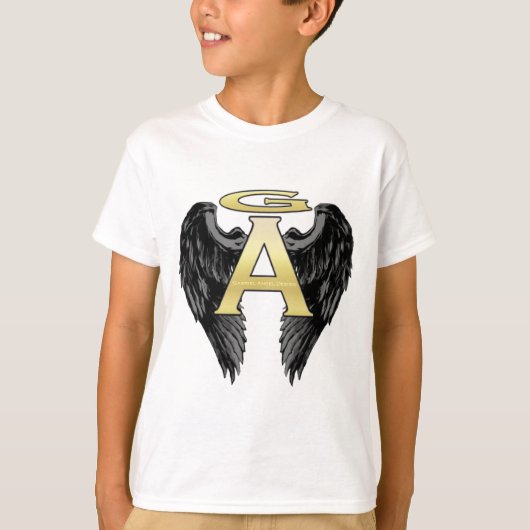 Gabriel Angel Design Wings Logo T-Shirt (Vorderseite)