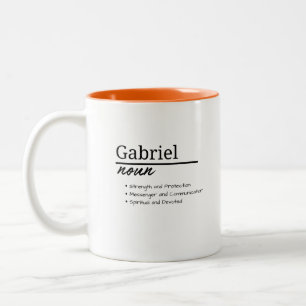 Gabriel, Boy Personalisiert Name Definition Tasse