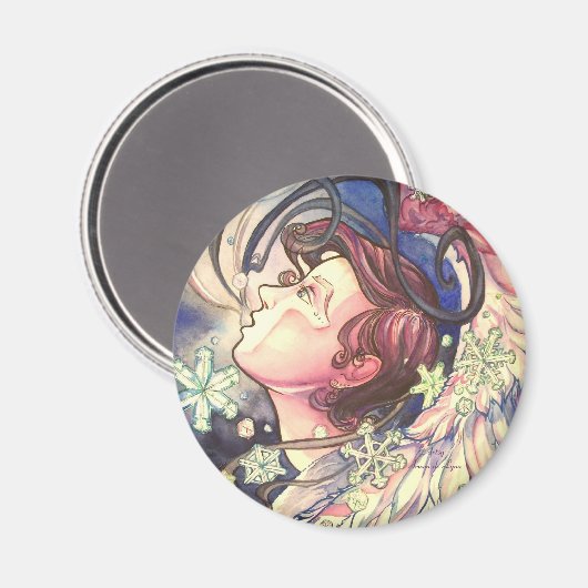 Gabriel Closeup Magnet (Vorderseite/Rückseite)