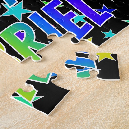"GABRIEL" First Name, Fun "HAPPY BIRTHDAY" Puzzle (Seite)