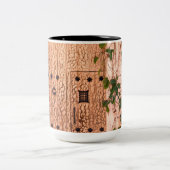 Gabriel Garcia Marquez-Graffiti Zweifarbige Tasse (Mittel)