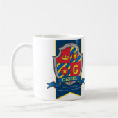 Gabriel Heraldry Schild Rot blauer Name bedeutet T Kaffeetasse (Links)