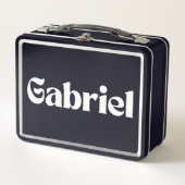 Gabriel Metall Brotdose (Vorderseite)