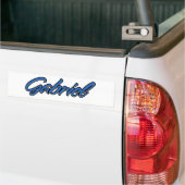 Gabriel Name blue Aufkleber Sticker Autoaufkleber (Auf Lkw)