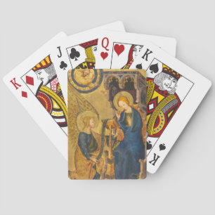 Gabriel und Maria Malerei Spielkarten
