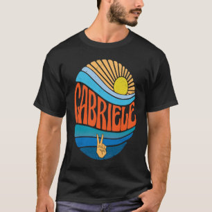 Gabriele Vintag Sunset Gabriele Groovy Gefärbte Kr T-Shirt