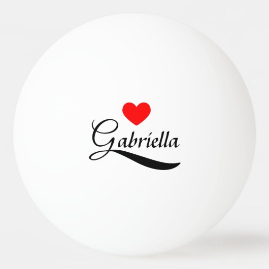 Gabriella Tischtennisball (Vorderseite)