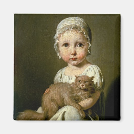 Gabrielle Arnault (1811-72) 1813 (Öl auf Leinwand) Magnet (Vorne)