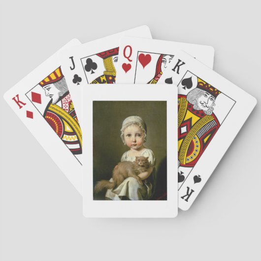 Gabrielle Arnault (1811-72) 1813 (Öl auf Leinwand) Spielkarten (Rückseite)