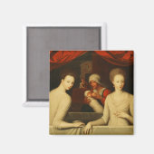 Gabrielle d'Estrees und ihre Schwester Magnet (Vorderseite/Rückseite)