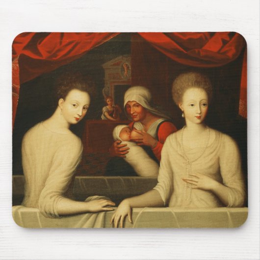 Gabrielle d'Estrees und ihre Schwester Mousepad (Vorne)