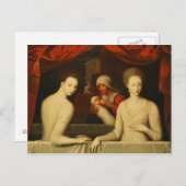 Gabrielle d'Estrees und ihre Schwester Postkarte (Vorne/Hinten)