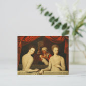 Gabrielle d'Estrees und ihre Schwester Postkarte (Stehend Vorderseite)