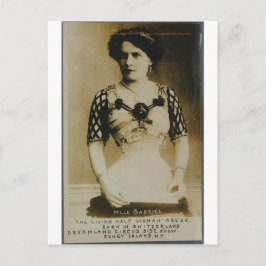 Gabrielle, die phantastische Halbfrau! Postkarte