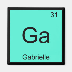 Gabrielle  Name Chemie Element Periodensystem Magnet