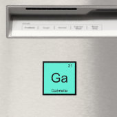 Gabrielle Name Chemistry Element Periodic Table Magnet (In Situ (Geschirrspüler))