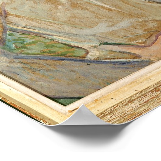 Gabrielle the Dancer, 1890 Poster (Ecke)