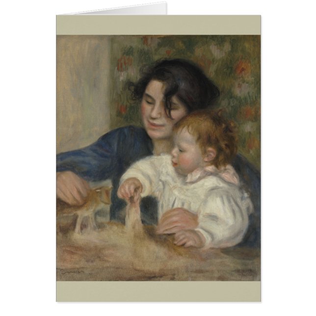 Gabrielle und Jean durch Pierre-Auguste Renoir (Vorne)