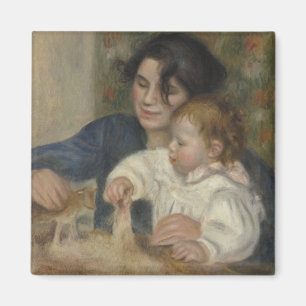 Gabrielle und Jean durch Pierre-Auguste Renoir Magnet