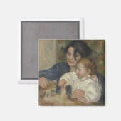 Gabrielle und Jean von Pierre-Auguste Renoir Magnet (Vorderseite/Rückseite)
