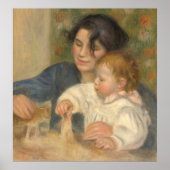 Gabrielle und Jean (von Pierre-Auguste Renoir) Poster (Vorne)