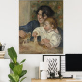 Gabrielle und Jean von Pierre-Auguste Renoir Poster (Heimbüro)