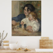 Gabrielle und Jean von Pierre-Auguste Renoir Poster (Küche)