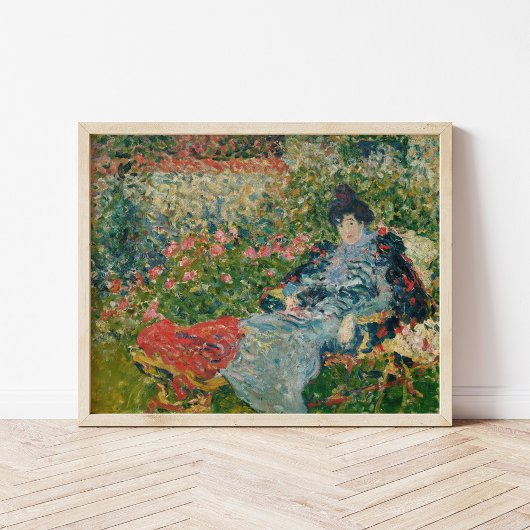 Gabrielle Valtat au Jardin | Louis Valtat Poster