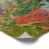 Gabrielle Valtat au Jardin | Louis Valtat Poster (Ecke)