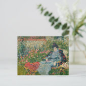 Gabrielle Valtat au Jardin | Louis Valtat Postkarte (Stehend Vorderseite)