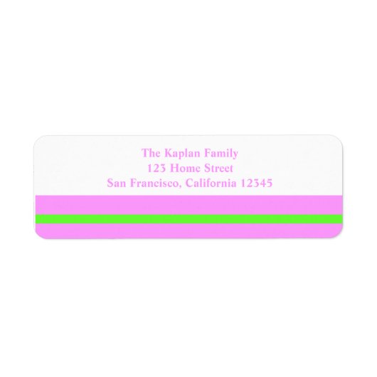 Gabrielle Wedding Bat Mitzvah Party Label (Vorne)