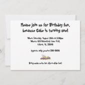 Gabriels 1. Geburtstag Einladung (Rückseite)