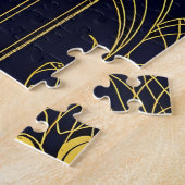 Gabsy gold and black decorative pattern puzzle (Seite)