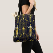 Gabsy Gold- und Schwarzdekormuster Tasche (Von Nahem)