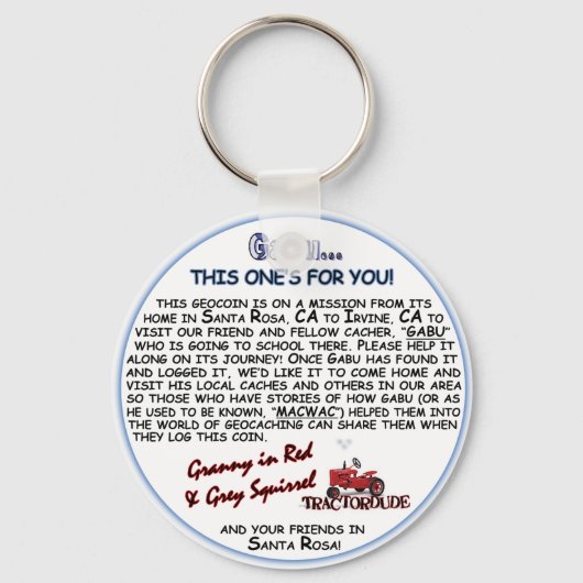 GabuKeychain Schlüsselanhänger (Vorderseite)
