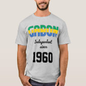 Gabun Flag Independence Celebration T - Shirt (Vorderseite)