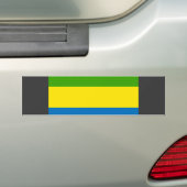 Gabun-Flagge Autoaufkleber (Auf Auto)