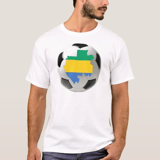 Gabun-Fußballfußball T-Shirt (Vorderseite)